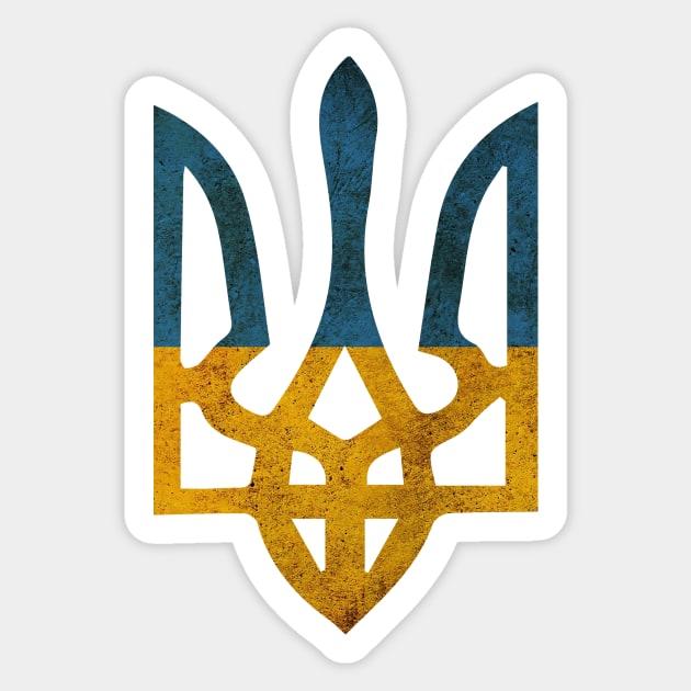 Ukranian Trident Sticker by cthomas888